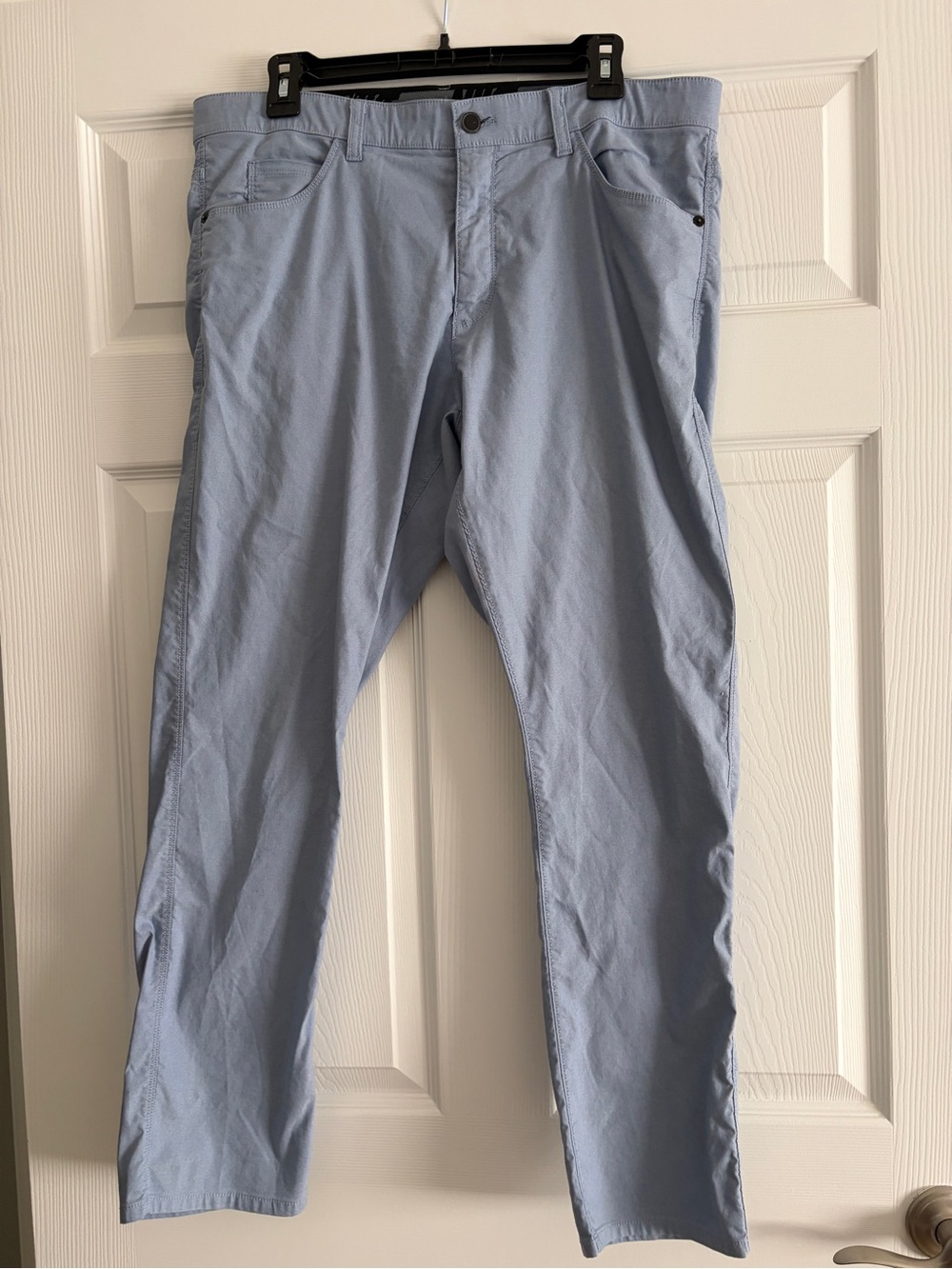 Nike golf Light Blue Casual slim fit Straight Pants, dry fit 34x30,